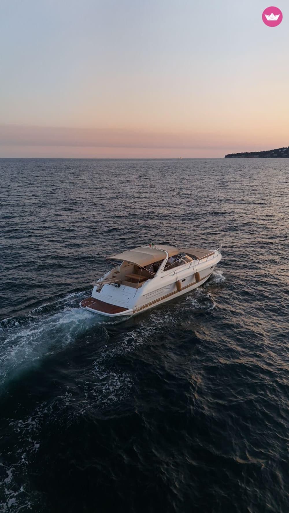 A magia de Capri vista do mar.