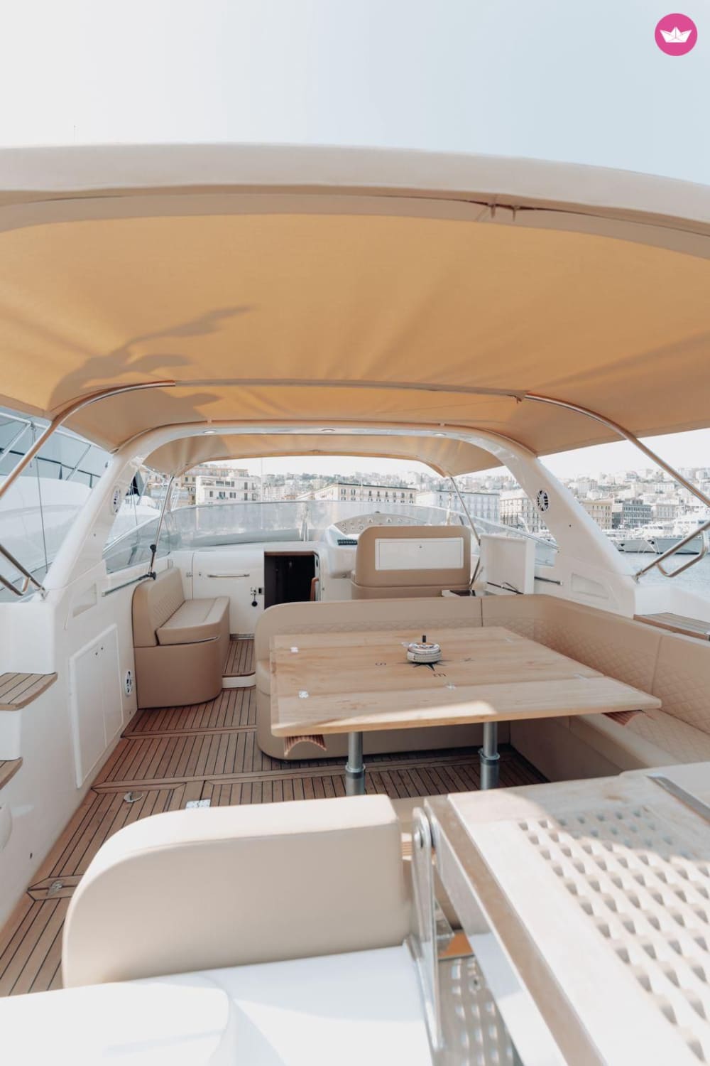 A magia de Capri vista do mar.