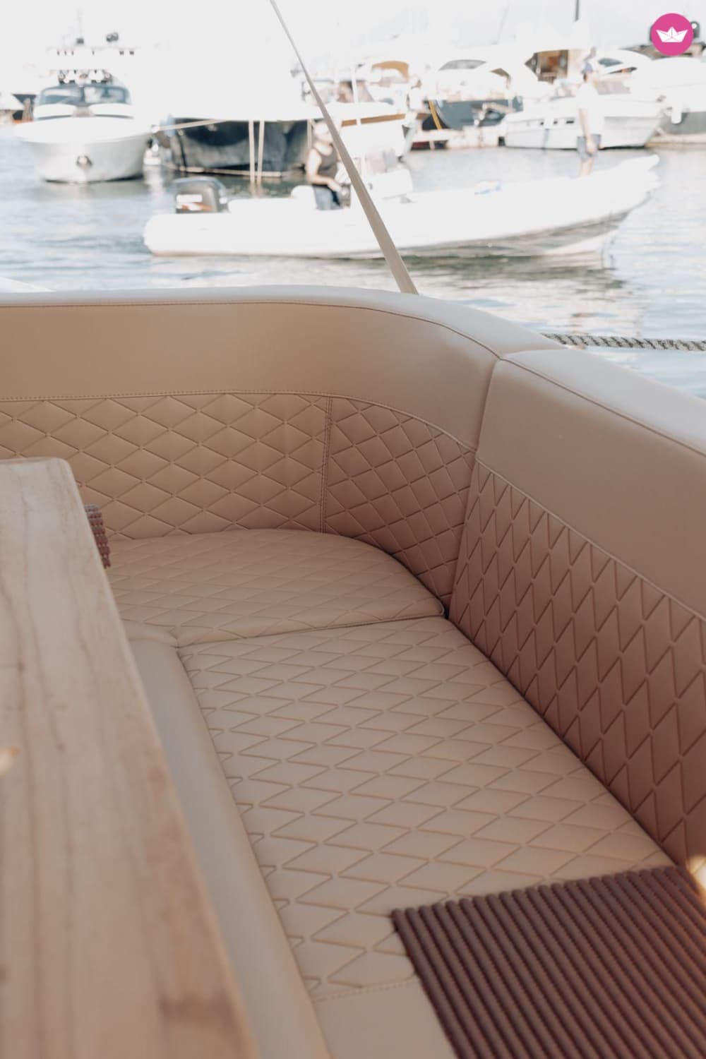 A magia de Capri vista do mar.