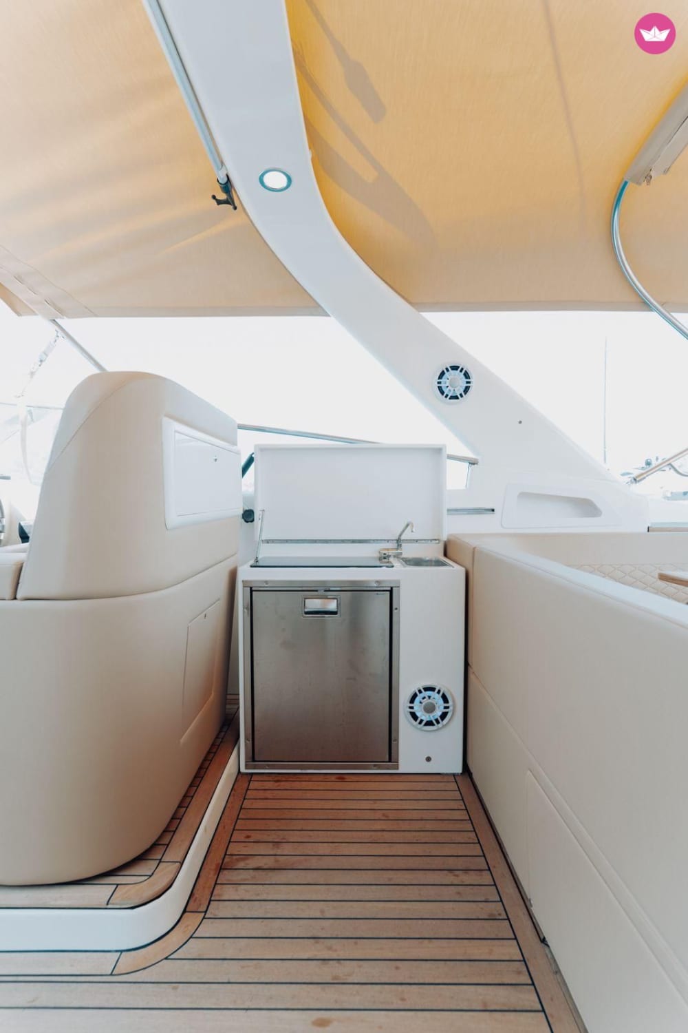 A magia de Capri vista do mar.