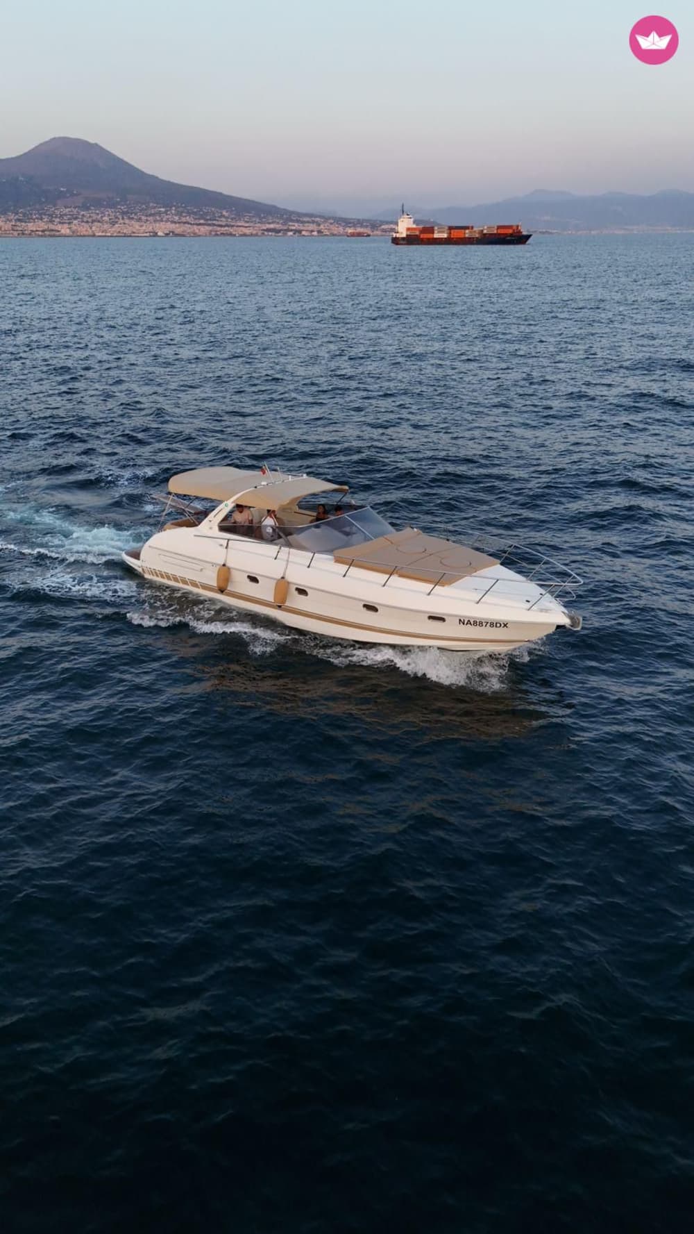 A magia de Capri vista do mar.