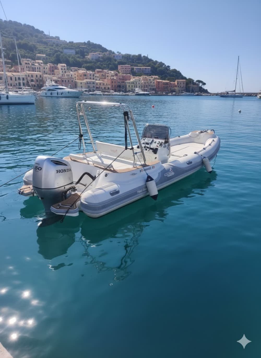 Argentario en het eiland Giannutri per boot