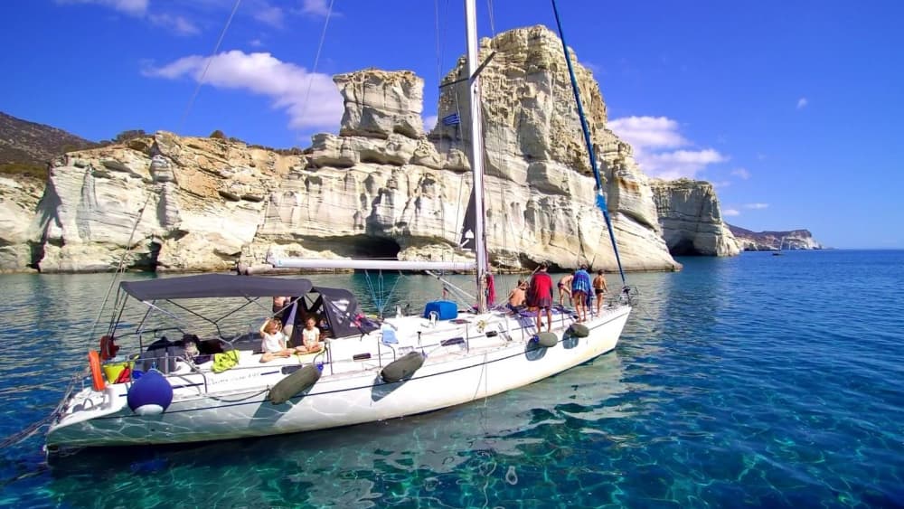 West Milos Adventure Cruise – Explore Kleftiko & Hidden Beaches