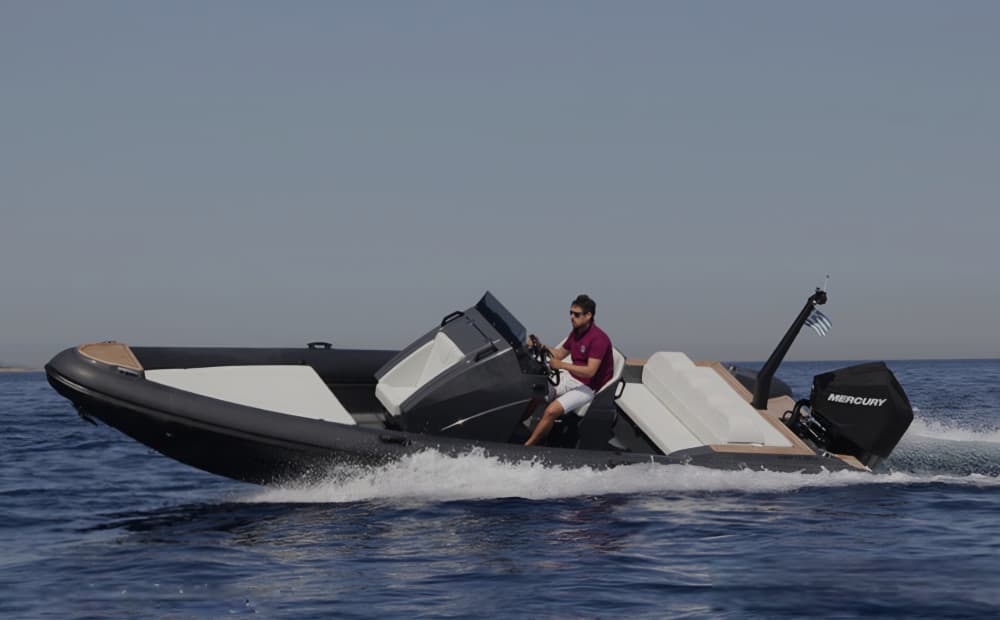 DiveRIB 780 – Bateau sans permis à Mykonos | Permis européen requis