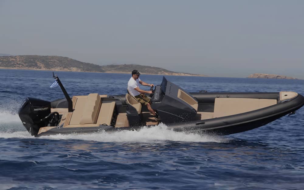 DiveRIB 780 – Bateau sans permis à Mykonos | Permis européen requis