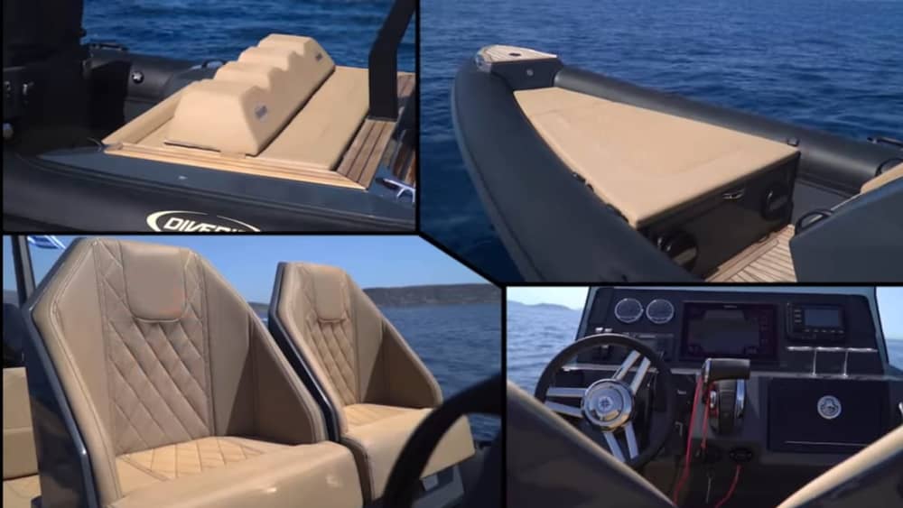 DiveRIB 780 – Bateau sans permis à Mykonos | Permis européen requis