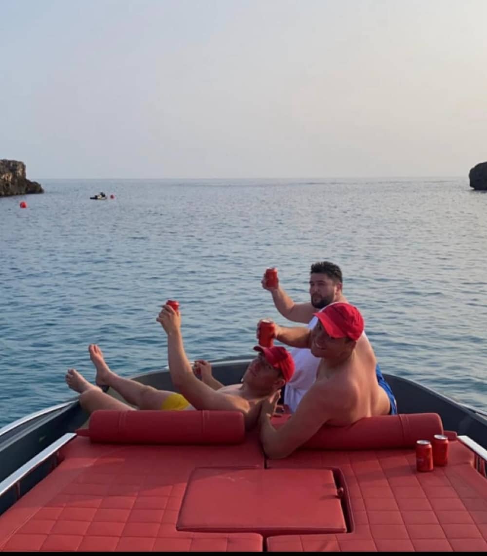 Fireworks from your luxury boat