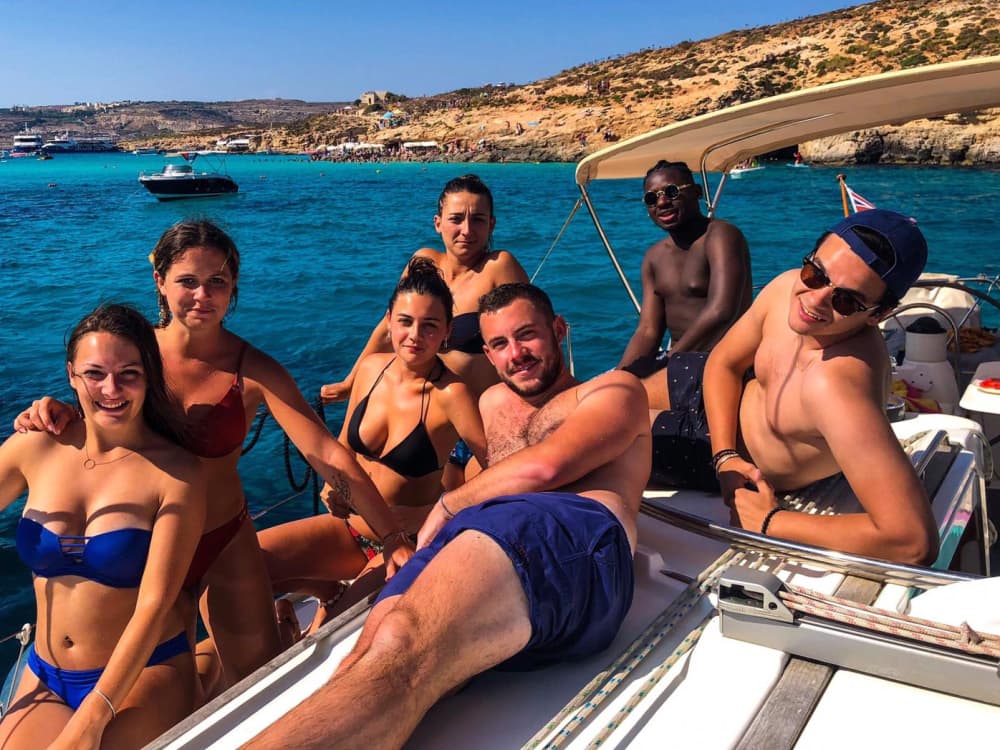 Privé zeiltocht naar de Blue Lagoon en Comino op Malta
