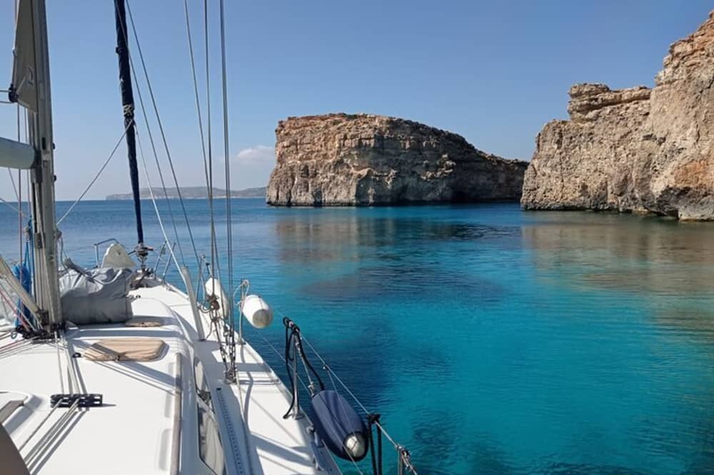 Privé zeiltocht naar de Blue Lagoon en Comino op Malta
