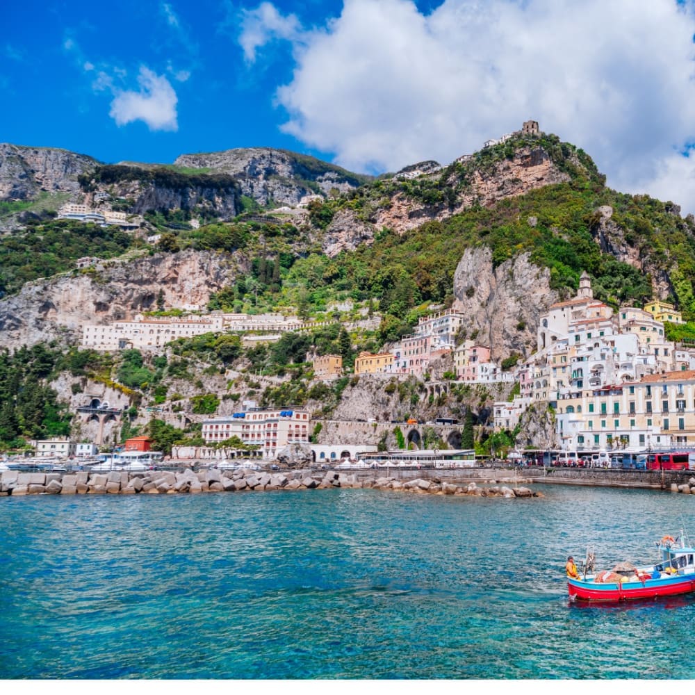 Amalfi Coast: Positano and Amalfi from the Sea