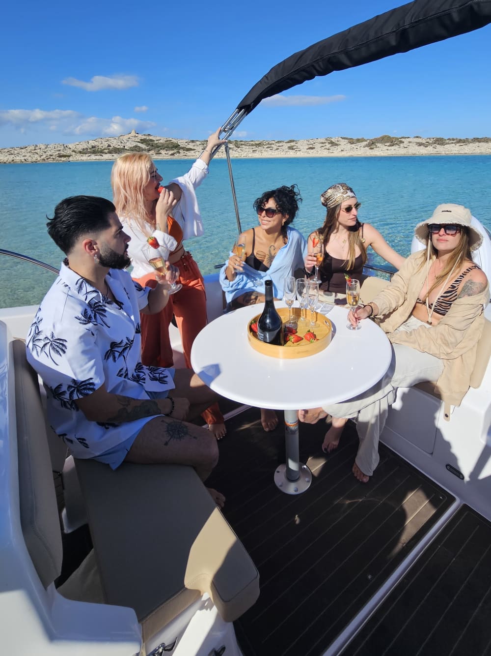 Half-Day Ibiza Boat Escape with Hidden Coves & Swim Stops