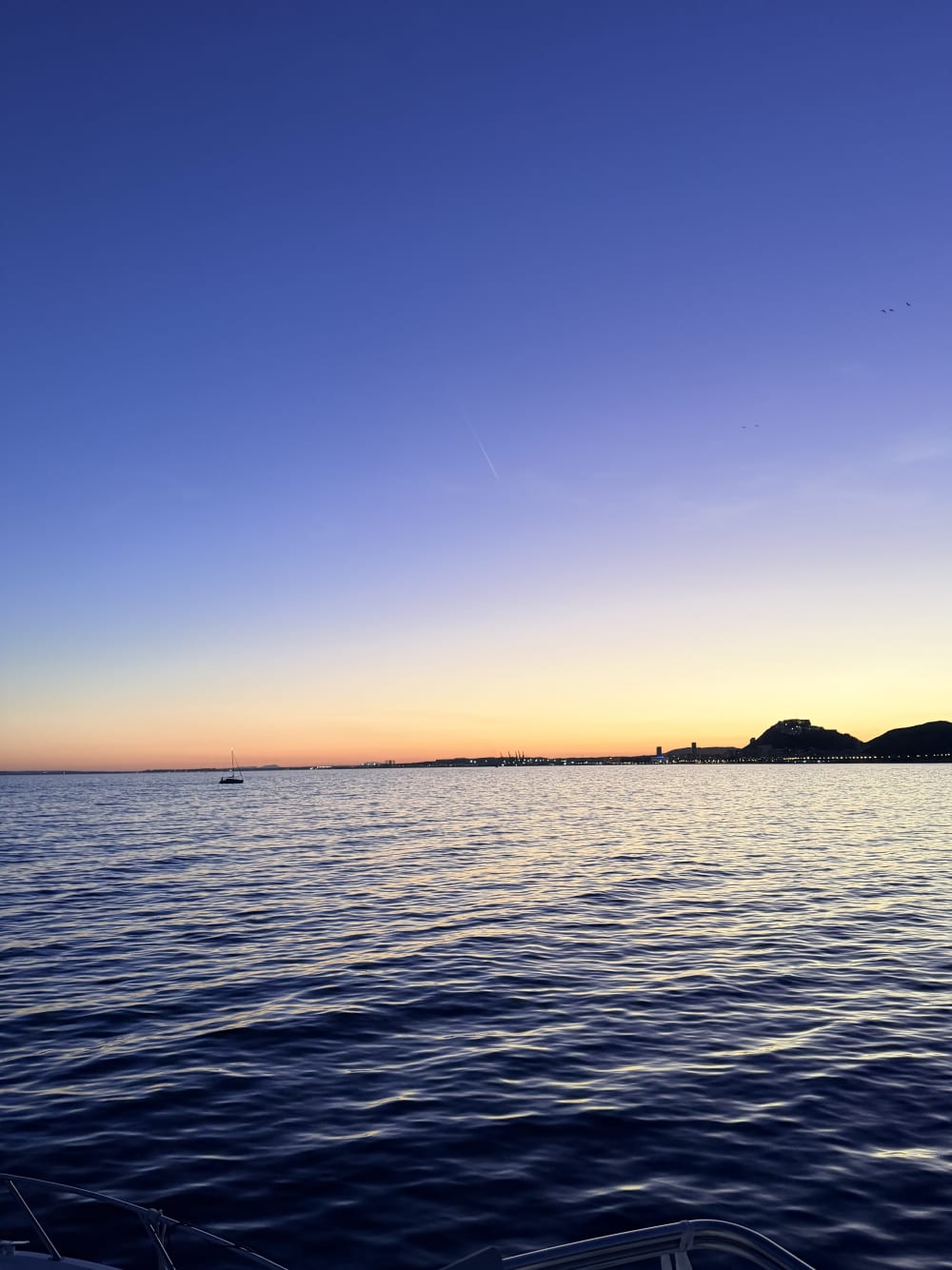 Sunset in the Mediterranean