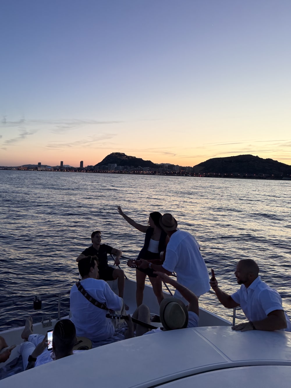 Sunset in the Mediterranean