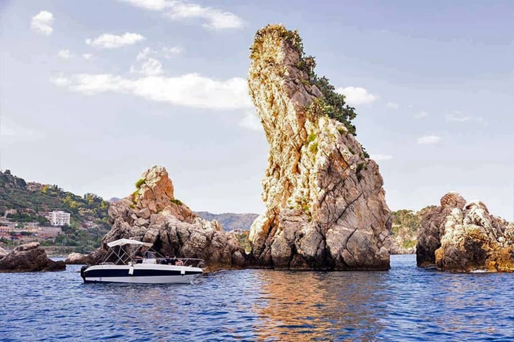 3-Hour Taormina Boat Tour: Isola Bella, Caves, and Snorkeling