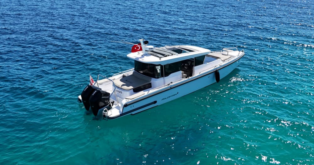 Transfert privé en Axopar 37 de Bodrum à Mykonos