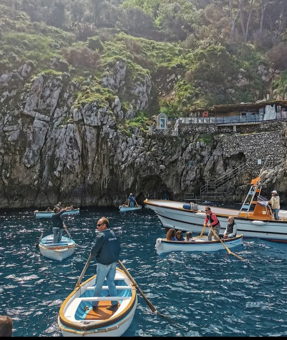 Dagtocht per catamaran van Sorrento naar Capri