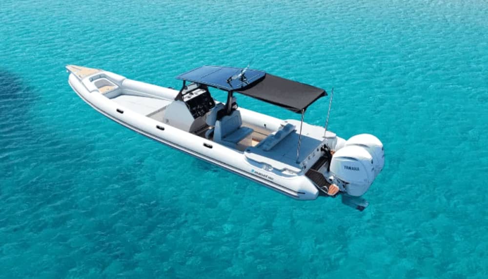Passeio de barco privado para Antiparos e Lagoa Azul