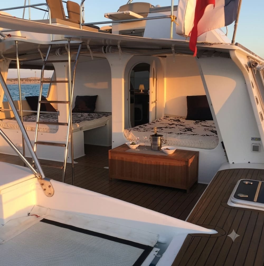 Discover Saint-Tropez aboard a catamaran