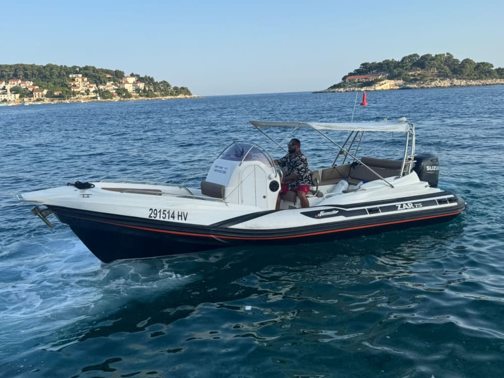 Luxury Zar Formenti 75 RIB with Skipper in Hvar – Blue Cave, Pakleni Islands & Hidden Bays