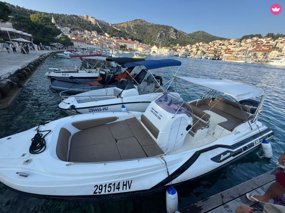 Luxury Zar Formenti 75 RIB with Skipper in Hvar – Blue Cave, Pakleni Islands & Hidden Bays