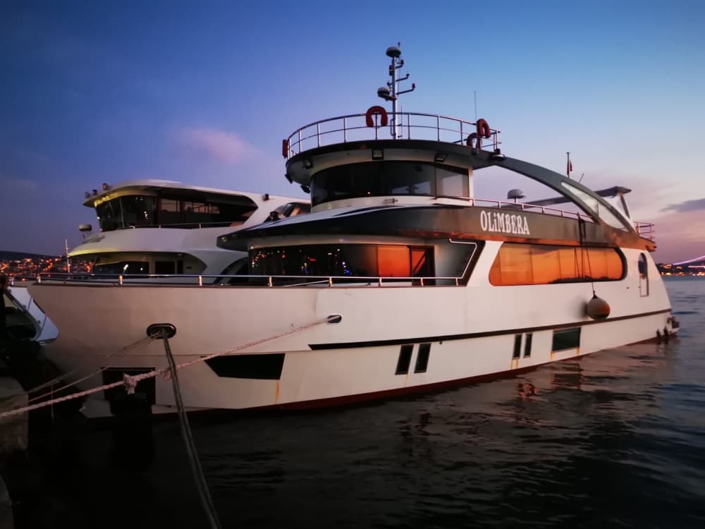 Noleggio di yacht di lusso per 80 persone a Istanbul | Crociera esclusiva sul Bosforo