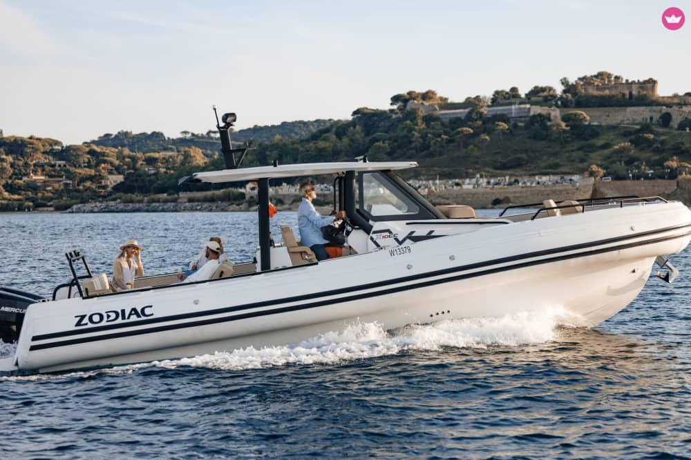 Day at sea aboard a Zodiac departing from Cogolin