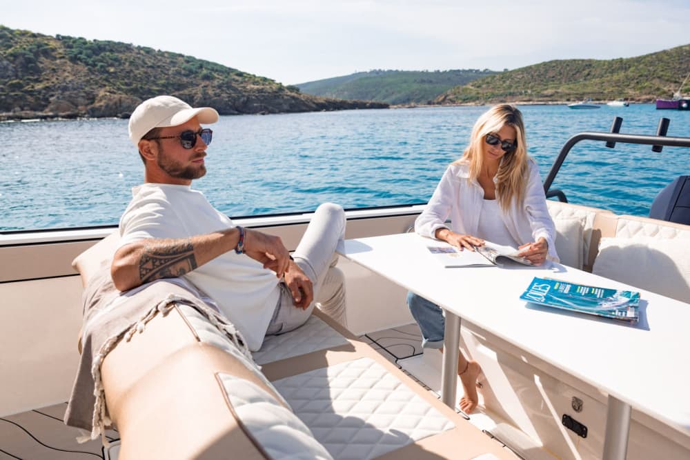 Day at sea aboard a Zodiac departing from Cogolin