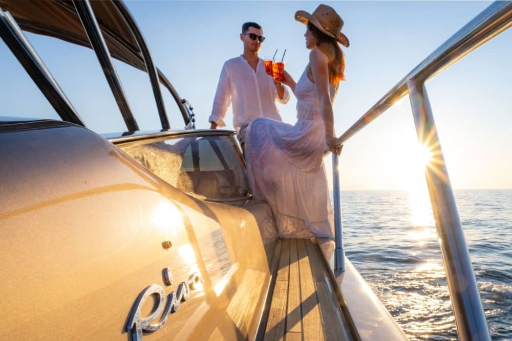 Experience Luxury: A Private Boat Tour from Sorrento to Positano on the Riva Rivale 52