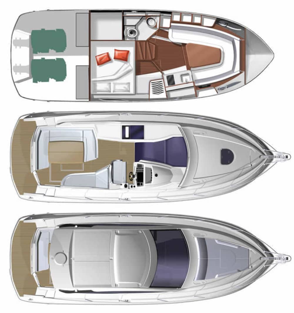 Relájese en una lancha motora en Coti-Chiavari durante 3 horas y 45 minutos.