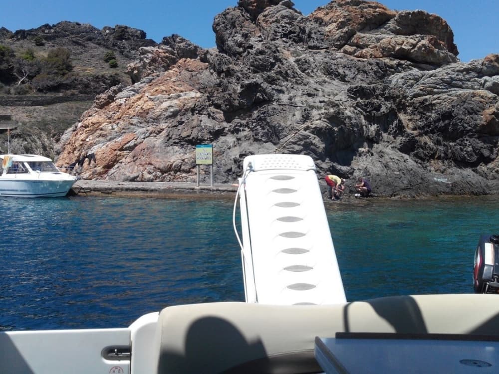 Le meilleur de Cerbère se trouve sur l'eau : votre journée privée complète en bateau à moteur