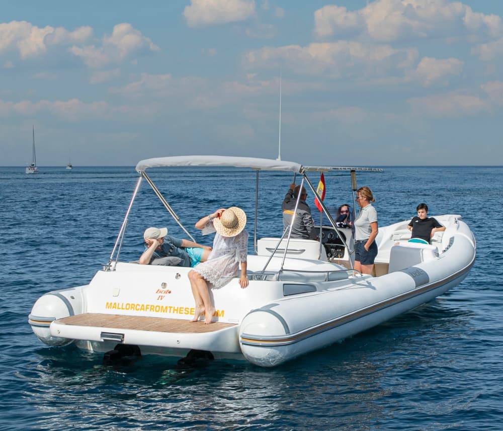 Njut av 8 timmar på en motorbåt i Port d'Andratx