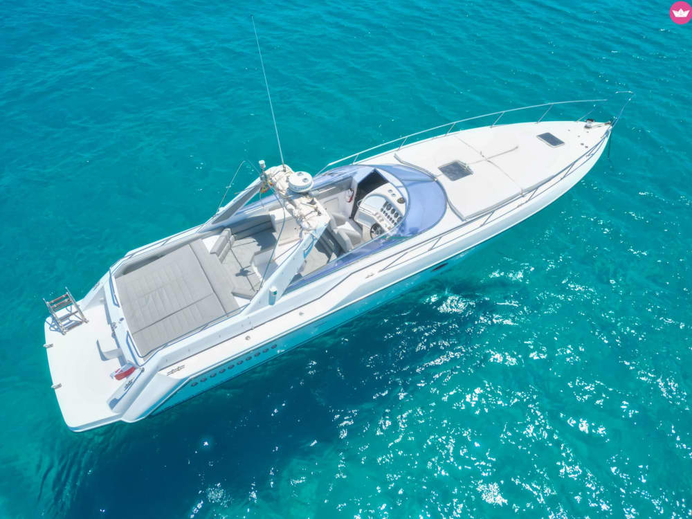 Paseo en barco por Formentera: Playas y Cuevas de Espalmador - Alquiler diario de 8 horas