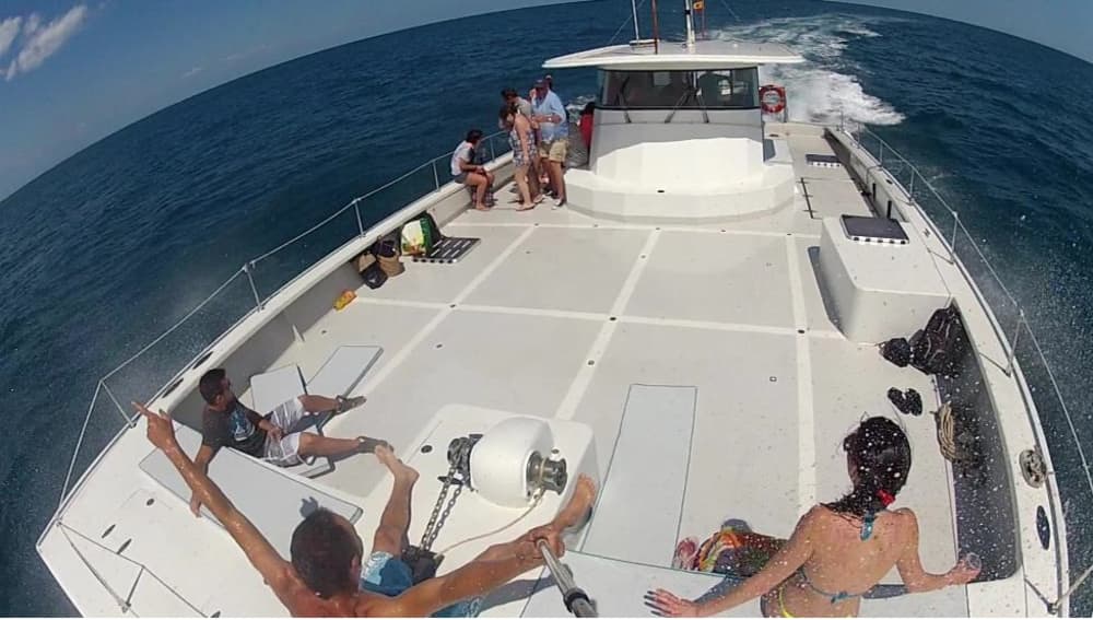 Experiência de um dia inteiro navegando em um catamarã em Calp