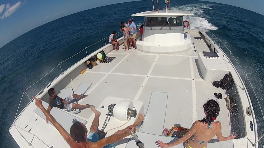 Experiência de um dia inteiro navegando em um catamarã em Calp
