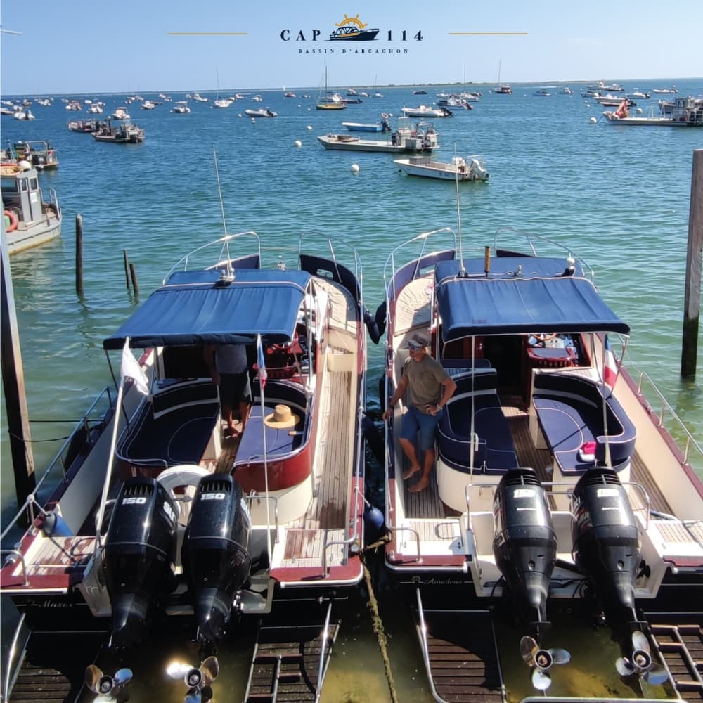 Découvrez Lège-Cap-Ferret : une demi-journée de pur plaisir en bateau à moteur