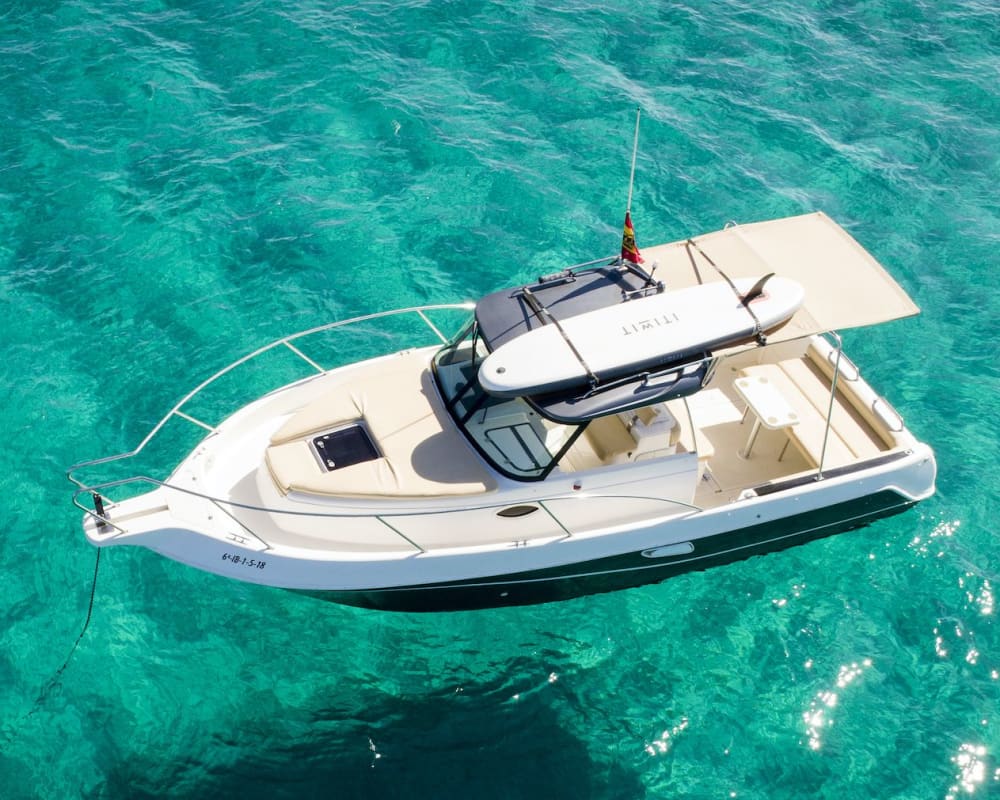 Excursión de un día a aguas cristalinas y arenas blancas: Espalmador e Illetas