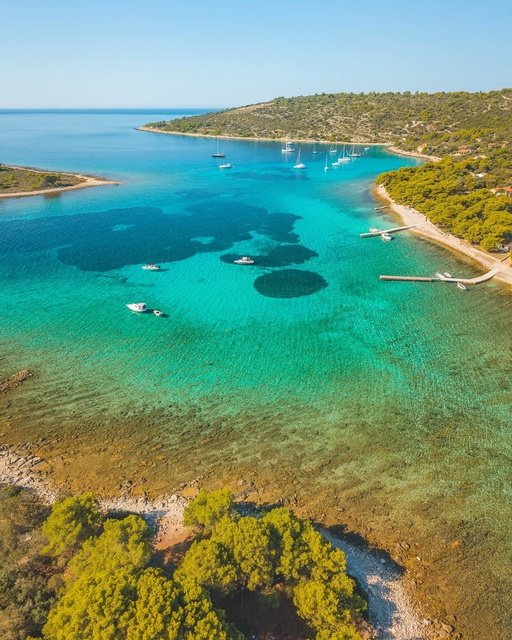 La grotte bleue et l'évasion dalmatienne