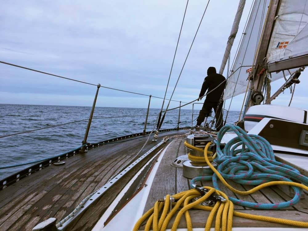 6h of sailing along the coast of Santa Maria di Leuca