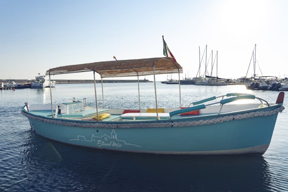 La tua giornata a Fasano: noleggia un motoscafo per una giornata intera alla scoperta dell'isola.