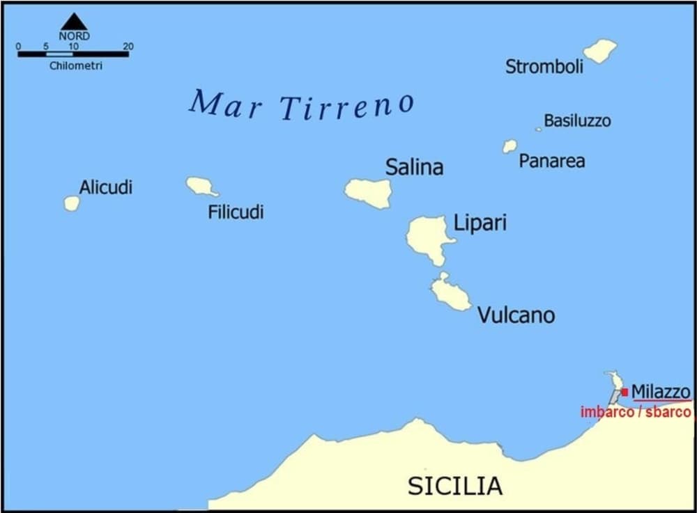 Båtutflykt till de Eoliska öarna