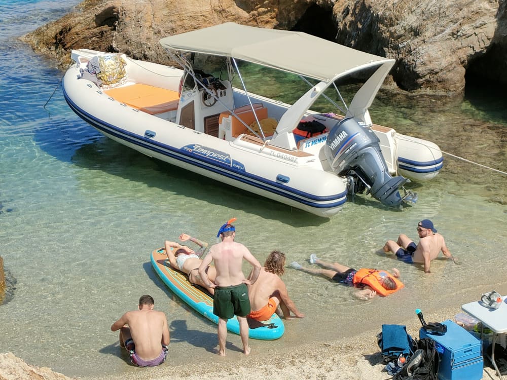 Explore the hidden gems of Porquerolles Island for a day. "More passengers possible on board, upon request."