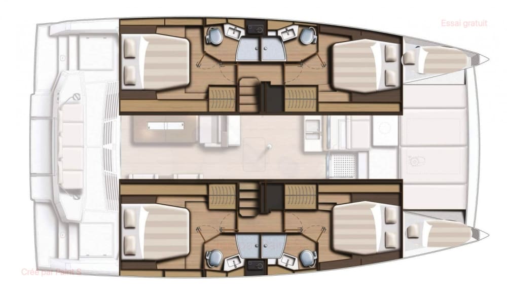 Profitez d'une journée en mer à Port-Vendres à bord d'un catamaran.