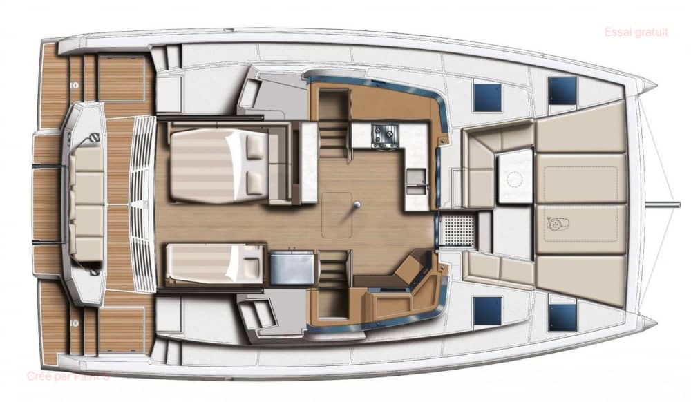 Profitez d'une journée en mer à Port-Vendres à bord d'un catamaran.