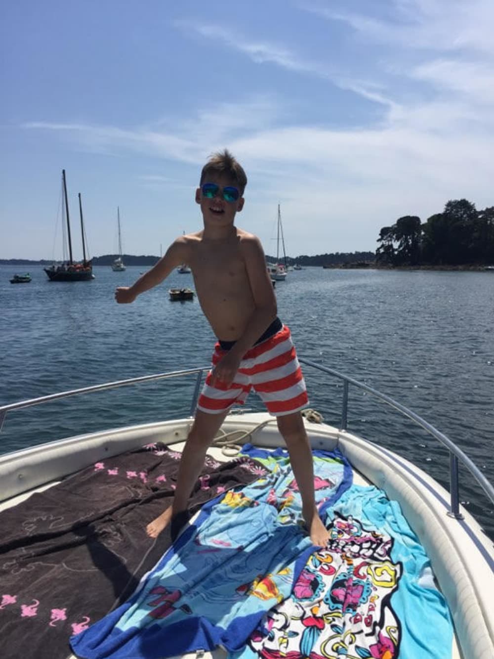 Détente à Séné : 7h de soleil sur un bateau à moteur