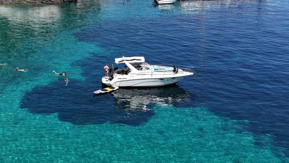 Une journée autour de Céphalonie : Profitez de 8 heures de découverte en bateau à moteur