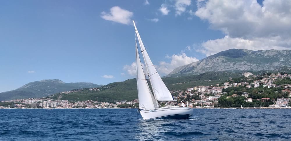 Een magische dag in Herceg Novi op een zeilboot.