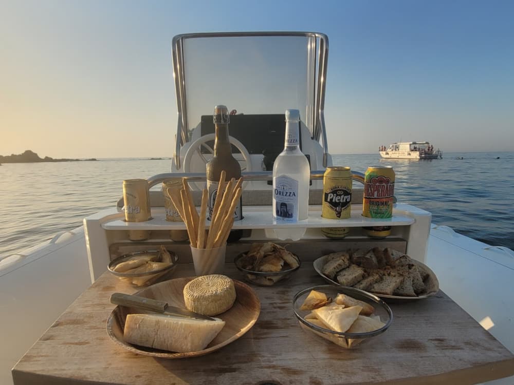 Your private motorboat for a day around Algajola