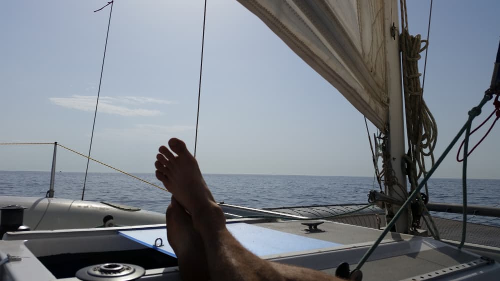 Full-day sailing experience on a catamaran in Port Leucate
