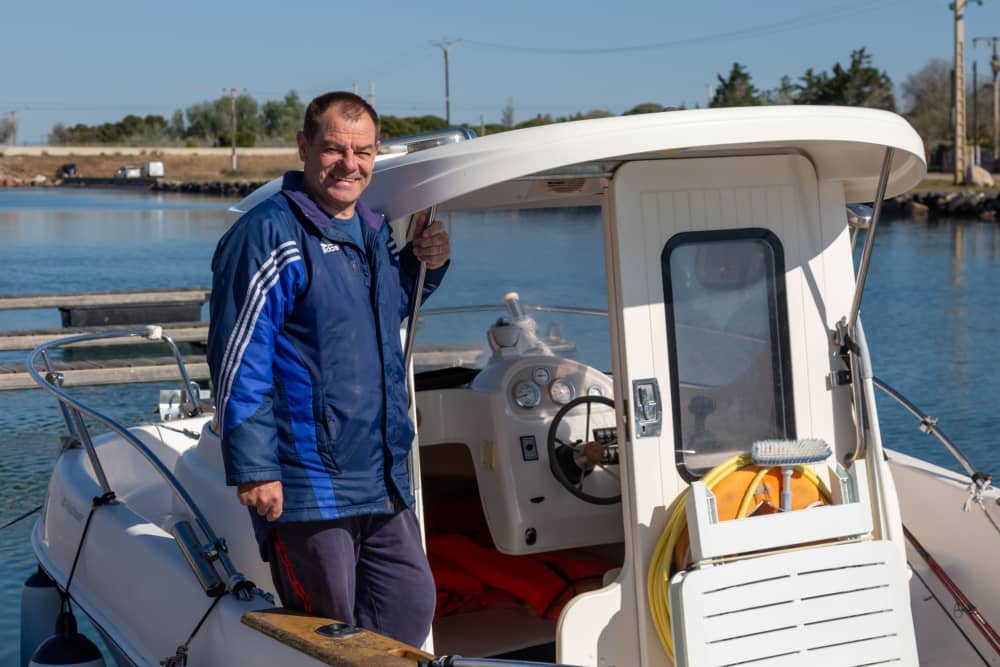 Geniet 4 uur van de zon op een motorboot in Marseillan.