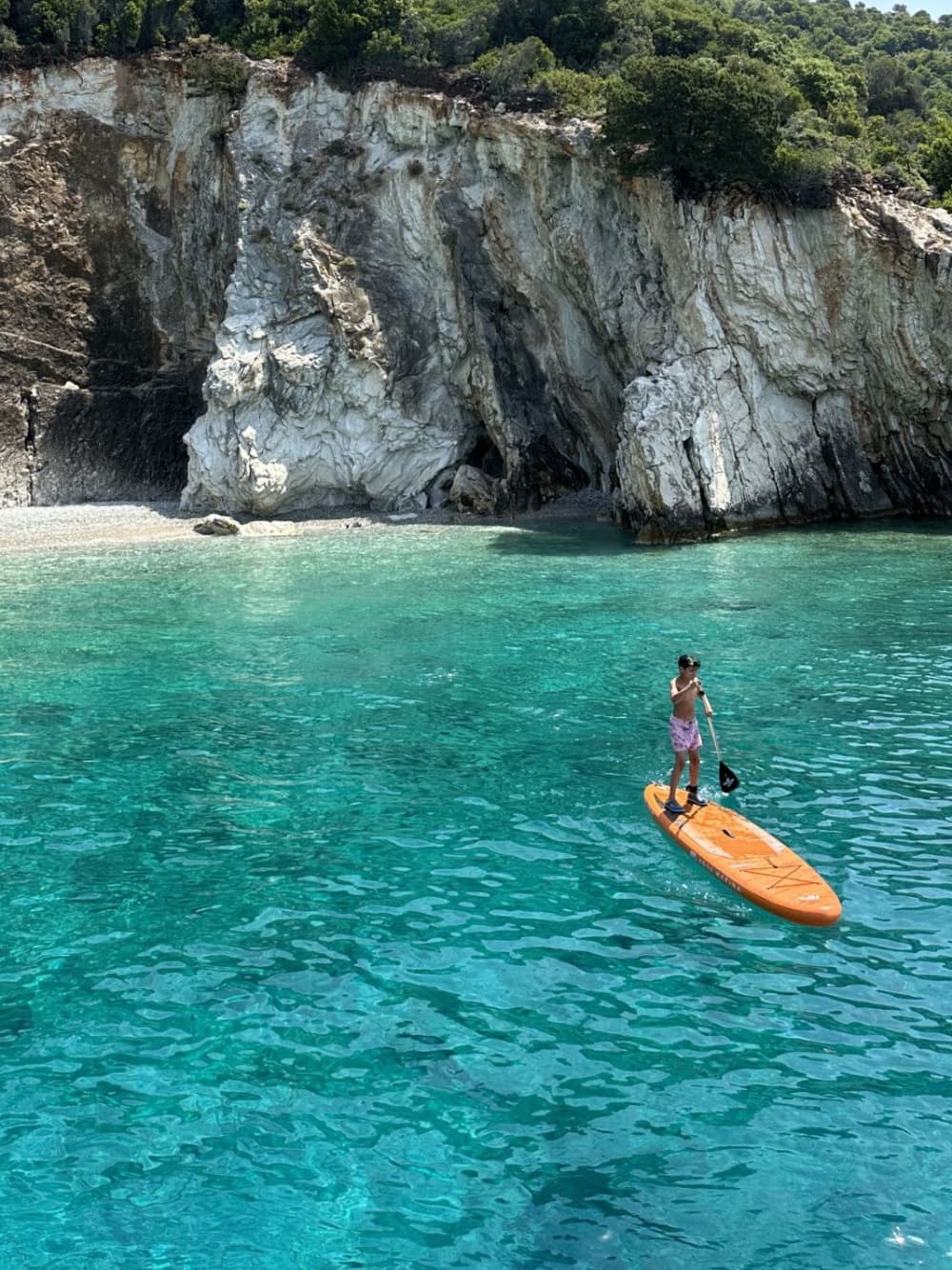 Ödrömmar: Heldagskryssning från Paleros till Skorpios och Meganisi